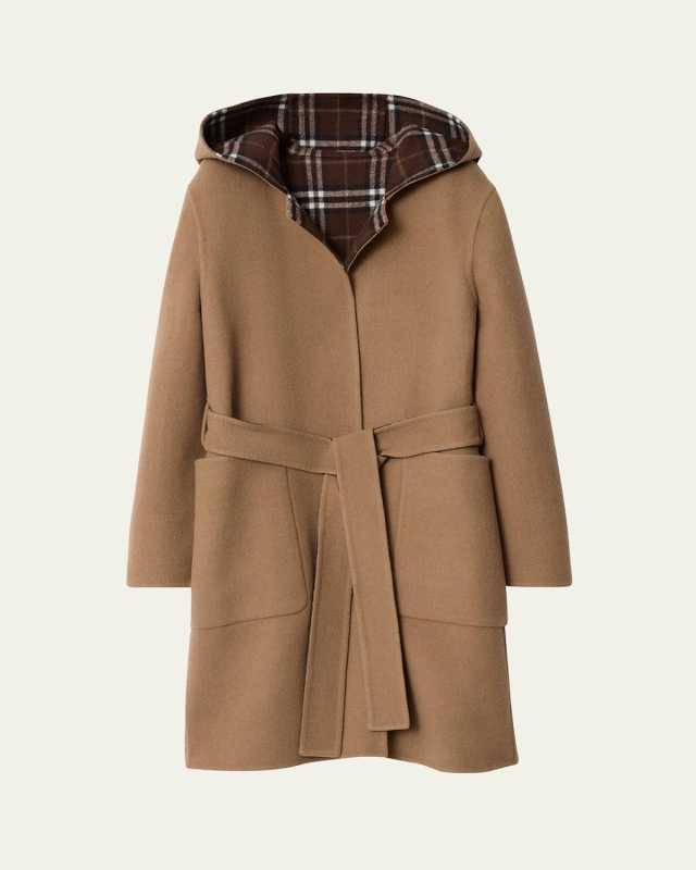 Hampshire Reversible Hooded Wrap Coat